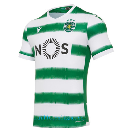 Thai Maillot du Sporting Lisbon Domicile 2020 2021