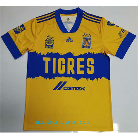 Thai Maillot du Tigres Jaune 2020 2021