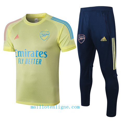 Thai Maillot Training Arsenal Jaune 2020 2021