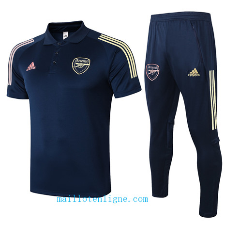 Thai Maillot Training POLO Arsenal Bleu Marine 2020 2021