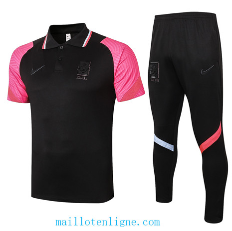 Thai Maillot Training POLO Corée Noir 2020 2021