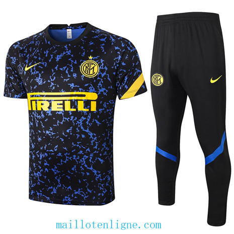 Thai Maillot Training Inter Milan Bleu Rayon 2020 2021