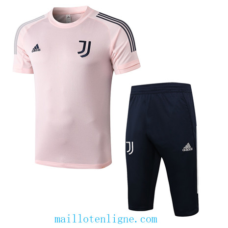 Thai Maillot Training Juventus 3/4 Rose 2020 2021