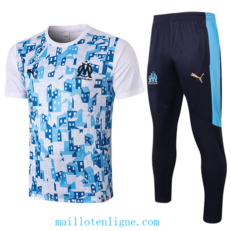 Thai Maillot Training Marseille Blanc 2020 2021