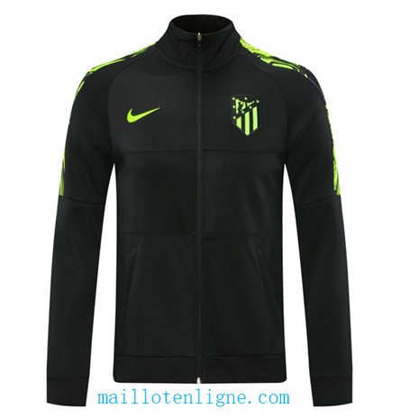 Thai Vestes foot Atletico Madrid Noir 2020 2021