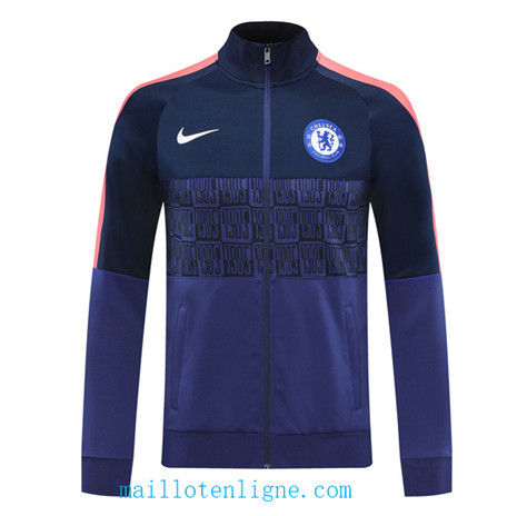 Thai Vestes foot Chelsea Bleu Marine 2020 2021