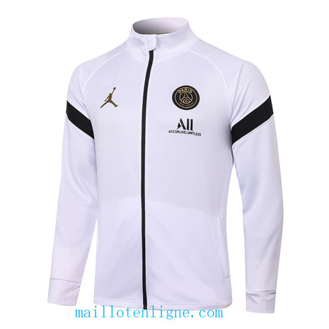 Thai Vestes foot Jordan Blanc/Noir 2020 2021