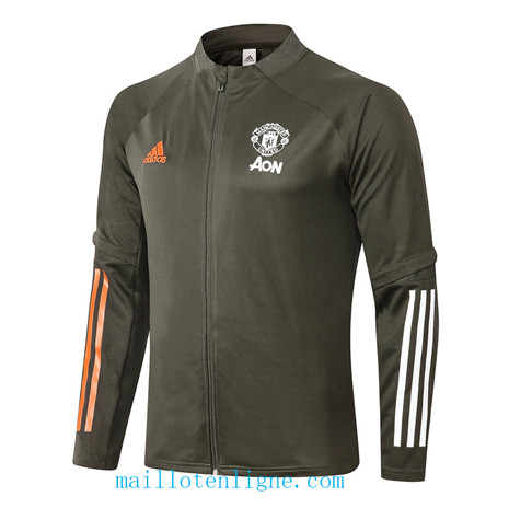 Thai Vestes foot Manchester United Armee Verte 2020 2021