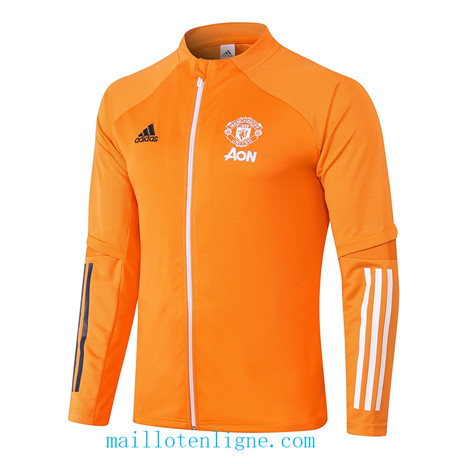 Thai Vestes foot Manchester United Orange 2020 2021