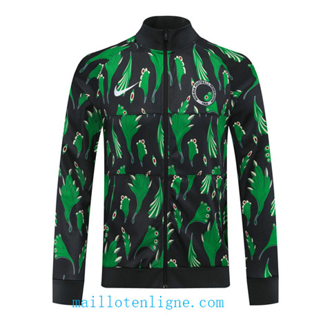 Thai Vestes foot Nigeria Noir/Vert 2020 2021