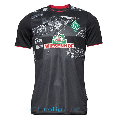 Thai Maillot de Werder Bremen Third Noir 2020 2021