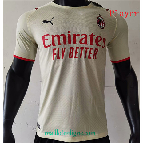 Thai Maillot Player AC Milan Exterieur 2021 2022