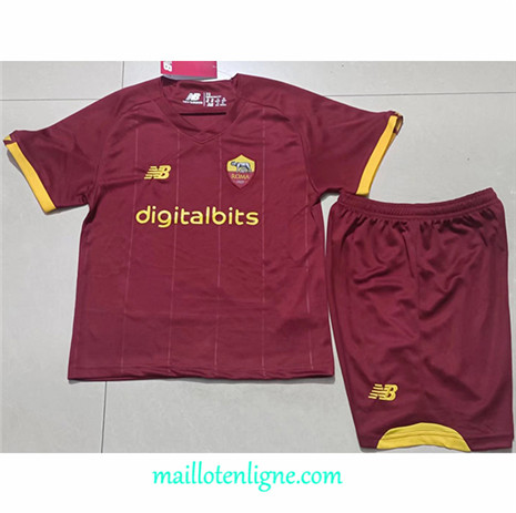 Thai Maillot AS Rome Enfant Domicile 2021 2022