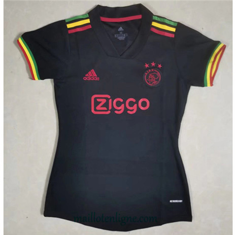 Thai Maillot Ajax Femme Third Noir 2021 2022