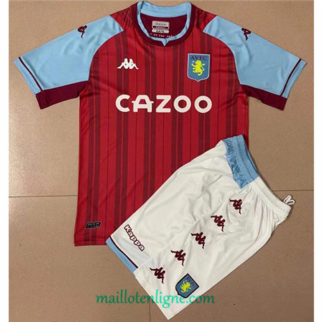 Thai Maillot Aston Villa Enfant Domicile 2021 2022