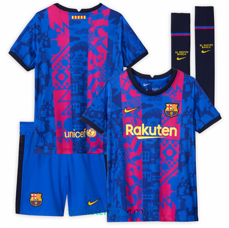 Thai Maillot Barcelone Enfant Third 2021 2022