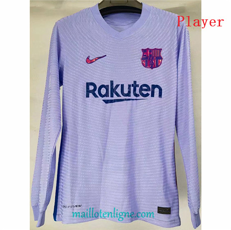 Thai Maillot Player Barcelone Exterieur Manche Longue 2021 2022