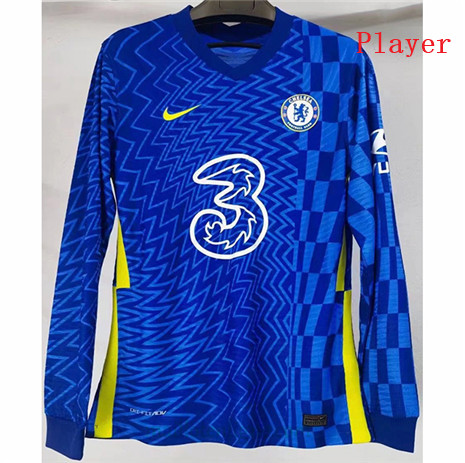 Thai Maillot Player Chelsea Domicile Manche Longue 2021 2022