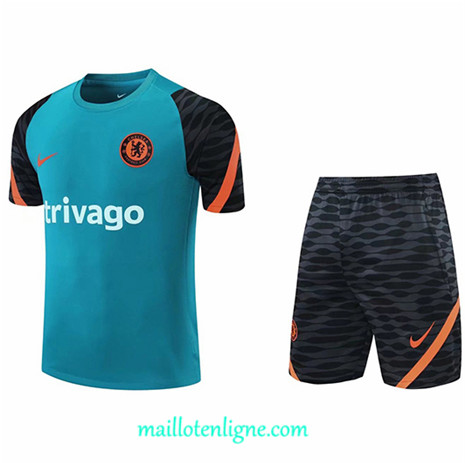 Thai Maillot Chelsea training Bleu 2021 2022