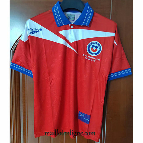 Thai Maillot Classic Chile Domicile 1998