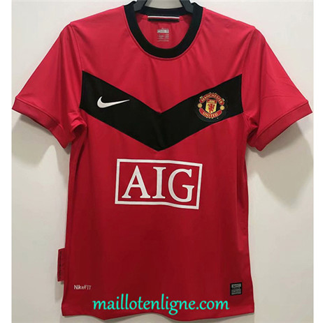 Thai Maillot Classic Manchester United Domicile 2010