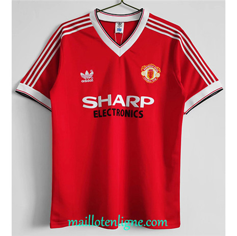 Thai Maillot Classic Manchester United Domicile 1983