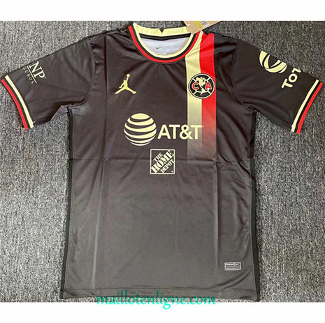 Thai Maillot CF América training Noir/Jaune 2021 2022