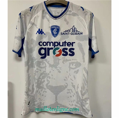 Thai Maillot Empoli Exterieur Blanc 2021 2022