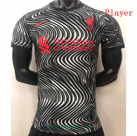 Thai Maillot Player Liverpool training Noir 2021 2022