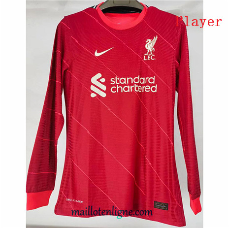 Thai Maillot Player Liverpool Domicile Manche Longue 2021 2022