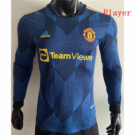 Thai Maillot Player Manchester United edition Third Manche Longue 2021 2022