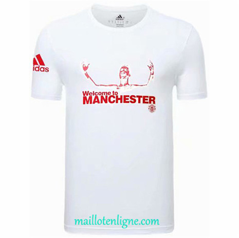 Thai Maillot Manchester United Cristiano Ronaldo Blanc 2021 2022