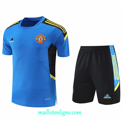 Thai Maillot Manchester United training Bleu 2021 2022