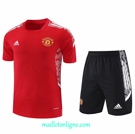 Thai Maillot Manchester United training Rouge 2021 2022