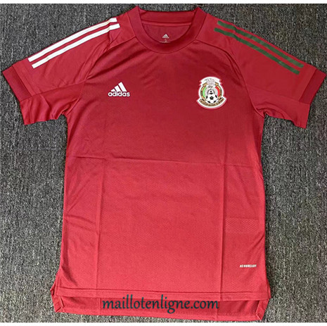 Thai Maillot Mexique training Rouge 2021 2022