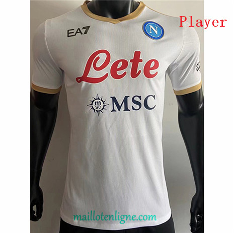 Thai Maillot Player Naples Exterieur Blanc 2021 2022