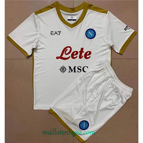 Thai Maillot Naples Enfant Exterieur 2021 2022