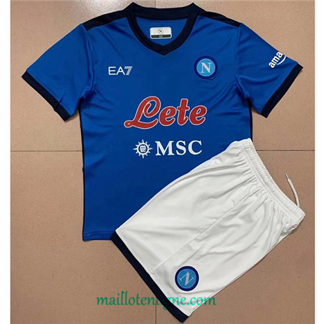 Thai Maillot Naples Enfant Domicile 2021 2022