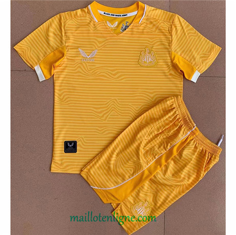 Thai Maillot Newcastle United Enfant Gardien de but Jaune 2021 2022