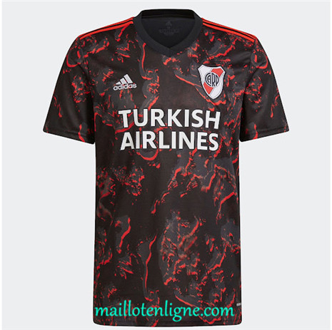 Thai Maillot River Plate Exterieur Noir 2021 2022