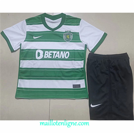 Thai Maillot Sporting Lisbon Enfant Domicile 2021 2022