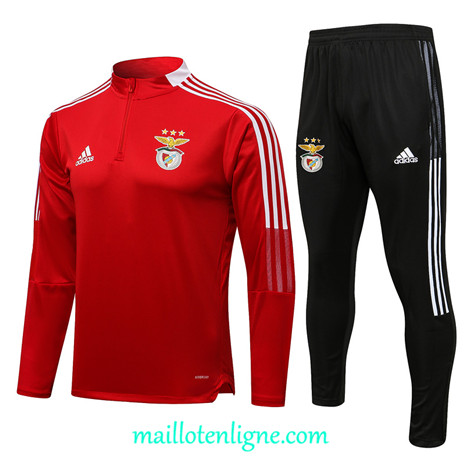 Thai Ensemble foot Benfica Survetement Rouge 2021 2022