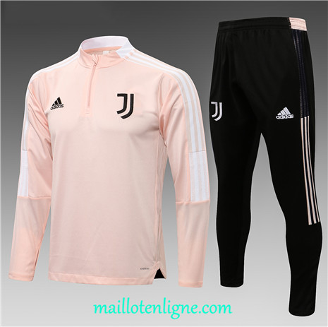 Thai Ensemble foot Juventus Enfant Survetement Rose 2021 2022