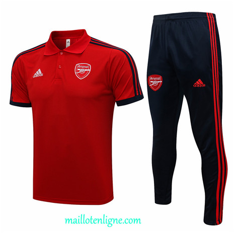 Thai Maillot Ensemble Arsenal Training Rouge 2021 2022