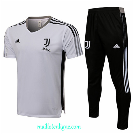 Thai Maillot Ensemble Juventus Training Blanc 2021 2022