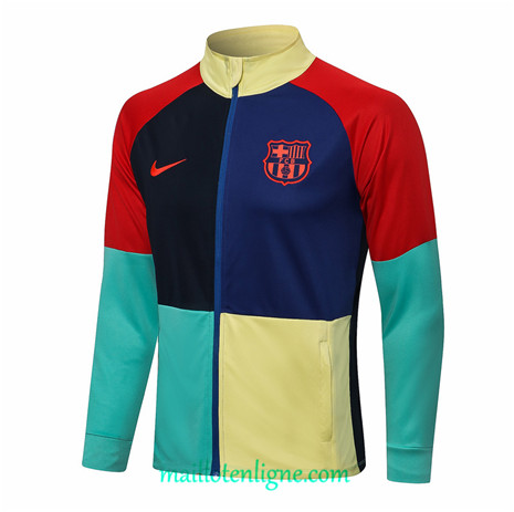 Thai Veste foot Barcelone Jaune/Rouge/Bleu/vert 2021 2022