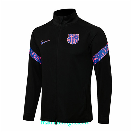 Thai Veste foot Barcelone Noir 2021 2022