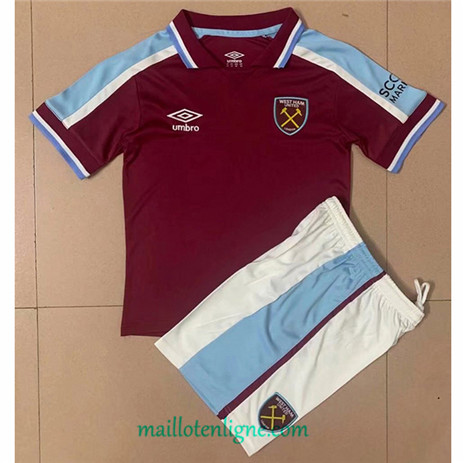 Thai Maillot West Ham United Enfant Domicile 2021 2022