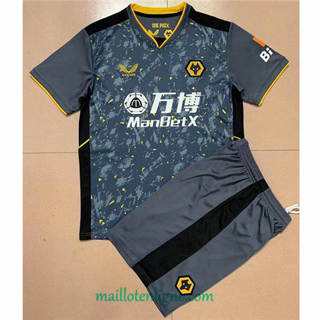 Thai Maillot Wolverhampton Enfant Exterieur 2021 2022