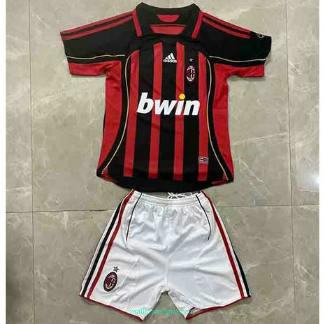 Thai Maillot de Classic AC Milan Enfant 2006-2007